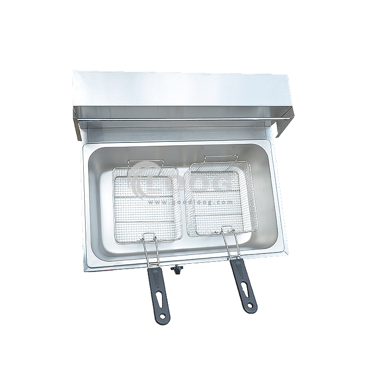 Wholesale Price Kitchen Equipment Stainless Steel LPG Gas Deep Fryer Commercial Deep Fryer Gas Suppliers Countertop Gas Deep Fryer