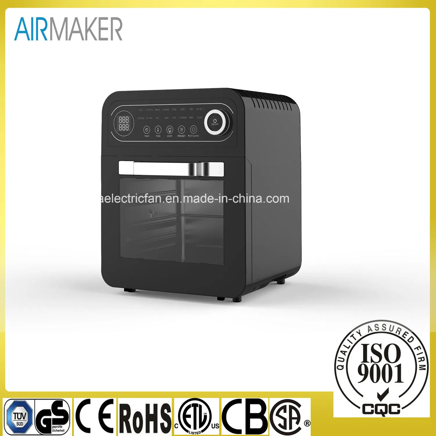 2022 New Designed Air Fryer Convection Toaster Oven with Rotisserie
