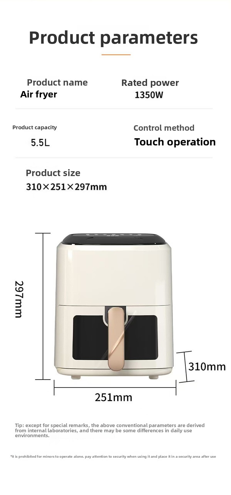 Electric Fryer dimensions