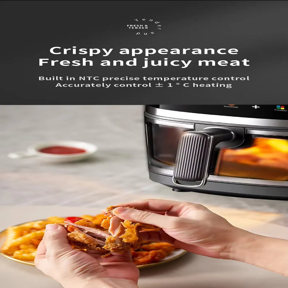 Commercial Grade 360° Hot Air Fryer with Rapid Heating Technology Multifunctional Digital Air Fryer+ Rotisserie