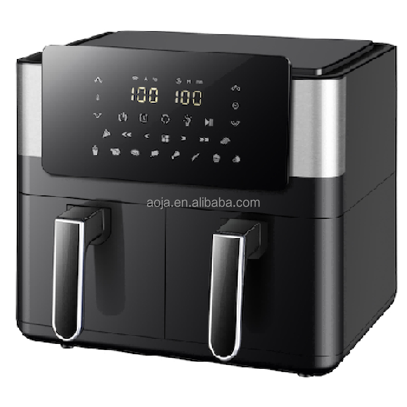 Aoja Smart WIFI 25 30 18 12 Liters Large Capacity Steam Stainless Steel Glass Big Tuya Wifi Digital Electric Air Fryer Oven 12L