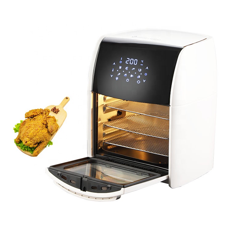 Large 12L Electric Air Deep Fryer Oil-Free Cooking with High Capacity for Household Use