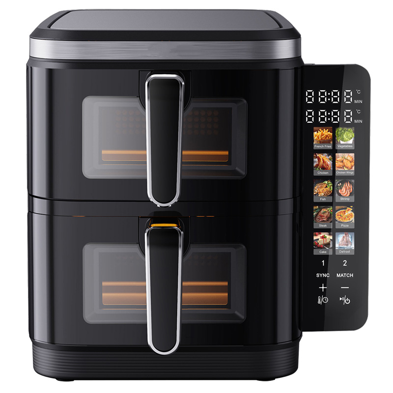 2800W 12 13 14 15 Liter Dual Layer Basket Digital Freidora De Aire 10L 11L 12L Smart Double Stack Air Fryer