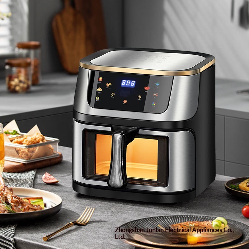 Air Fryer New Model Household Large Capacity French Fries Maker Multi-Functional Electric Fryer Plastic Metal Overheat