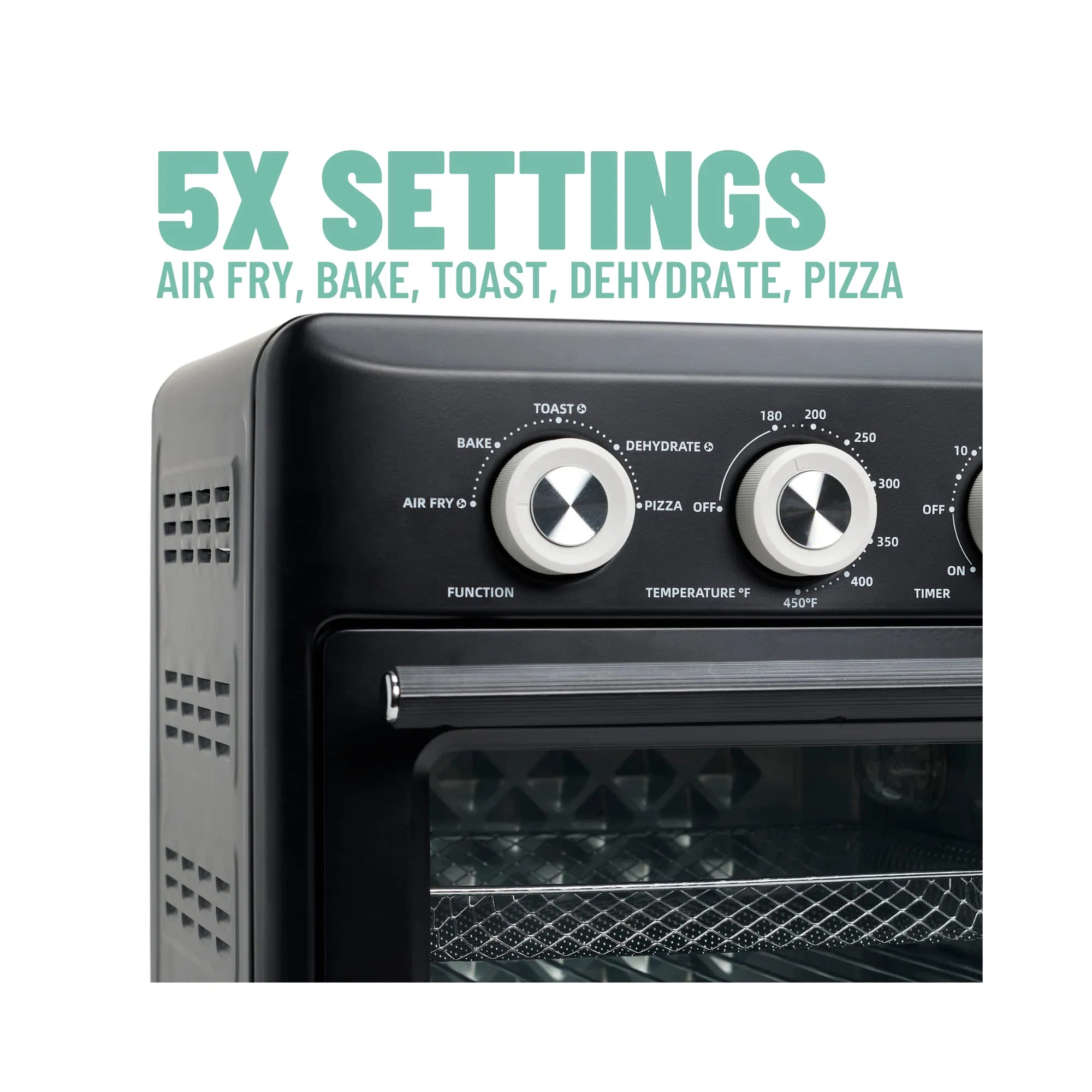 ODM Custom Countertop Oven 5X Cooking Settings Extra Large Capacity Air Fryer