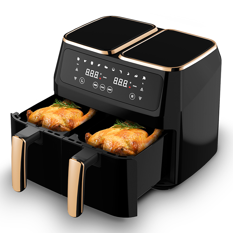 Modern Compact Mini Electric Air Fryer Plastic LCD Display 029A Oil Free Easy Clean Smart Appliance Healthy Cooking Hotel