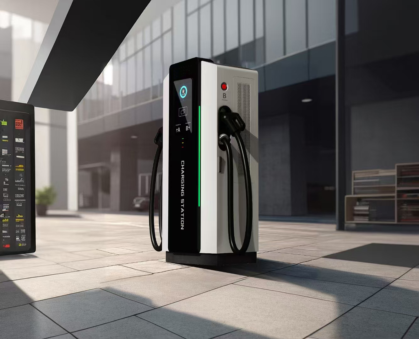 China Factory Price 80 KW New Energy DC Charging Pile ODM/OEM Floor-Mounted DC Fast Charging Station Public EV Charger Supplier, Factory