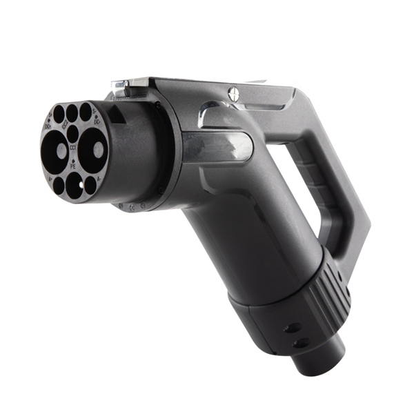 China Standard 120KW GB/T Dual Gun 250A DC Fast Charging Connector EV Charging Plug For Electric Vehicle Charging Station