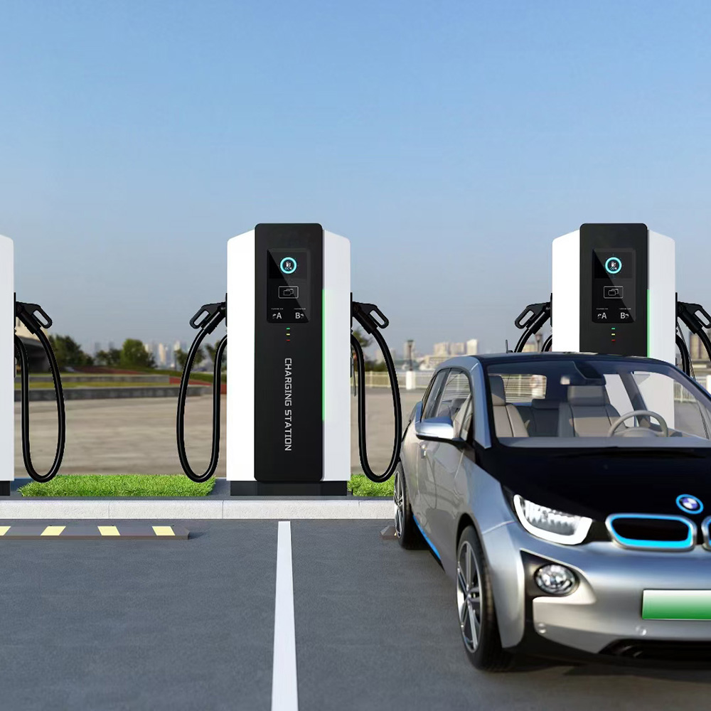 China Factory Direct Sales 60KW Electric Car Charger Station CCS1 CCS2 GB/T Floor Mounted DC Fast Charging Station for Public/Commercial Charging Supplier, Factory