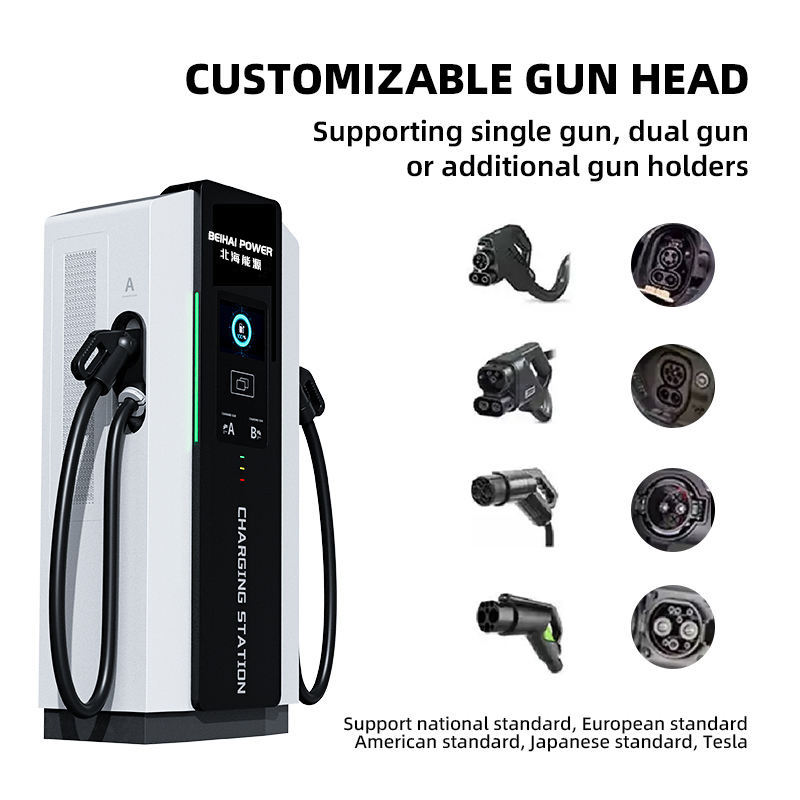 China 240kw CCS1/CCS2/Chademo/GBT DC Fast Evse Electric Vehicle Charging Station Level 3 Dual Gun EV Car Charger for Commercial  Manufacturers, Factories