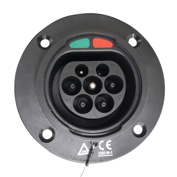 Wholesale BEIHAI 3Phase 16A 32A Type 2 inlets Male EV Charger Socket For AC Charging Stations Manufacturer, Suppliers