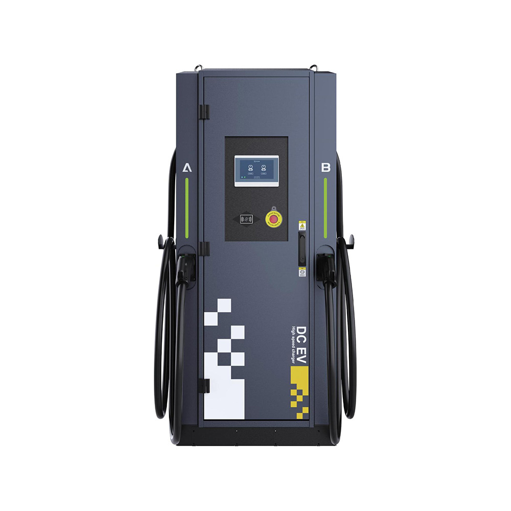 Wholesale 40KW to 240KW Integrated DC Fast Charging Pile Commercial Electric Car Charging Station CCS2 Double Gun EV Charger with 7 Inch LCD Screen Manufacturer, Suppliers