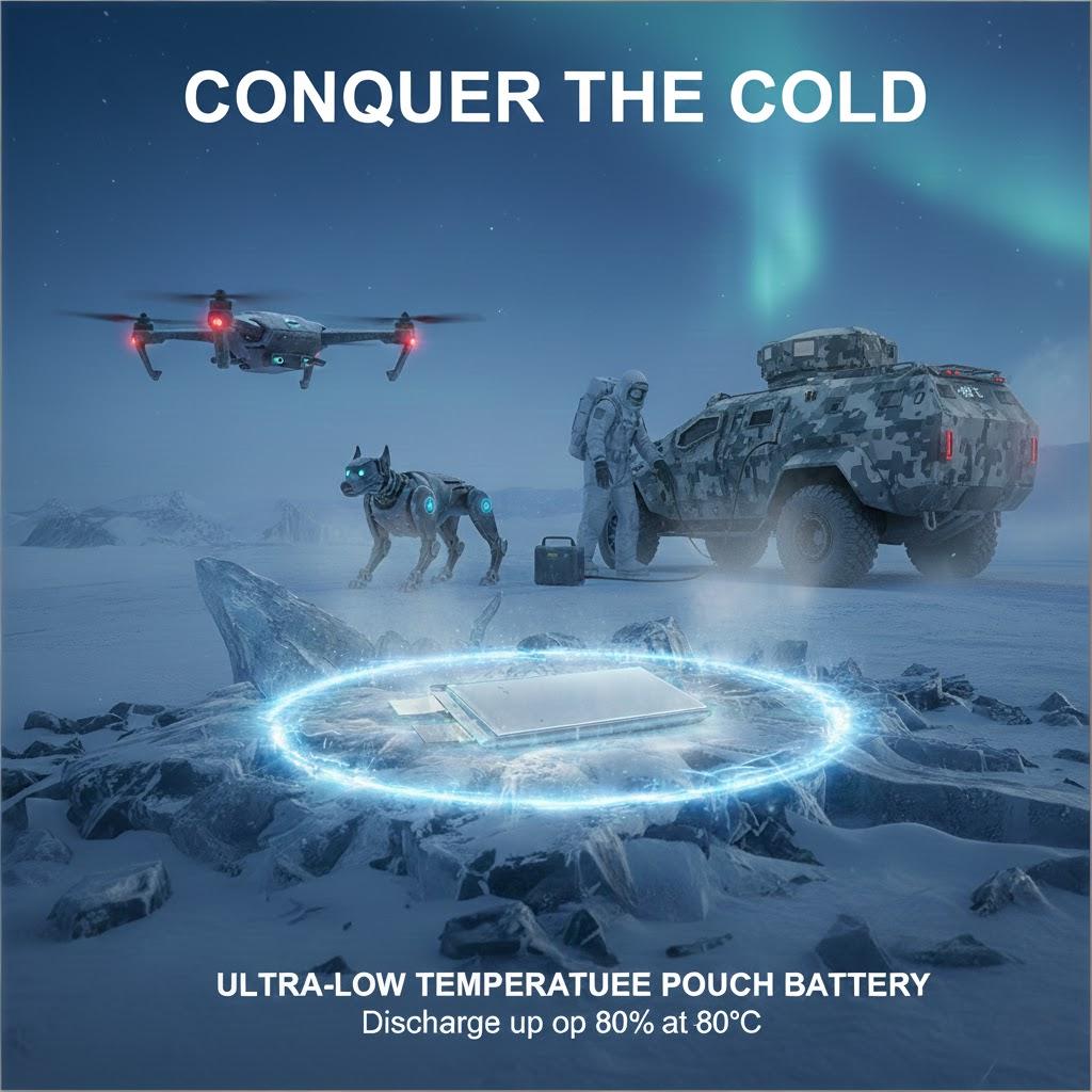 Wholesale Outstanding Performance at Low Temperatures (-80 °C) 13Ah Solid-State Pouch Ultra-Cryogenic Lithium-ion Battery for Cargo Drones/VTOL Aircraft/Aircraft/Low-Temperature Applications Suppliers, Factories