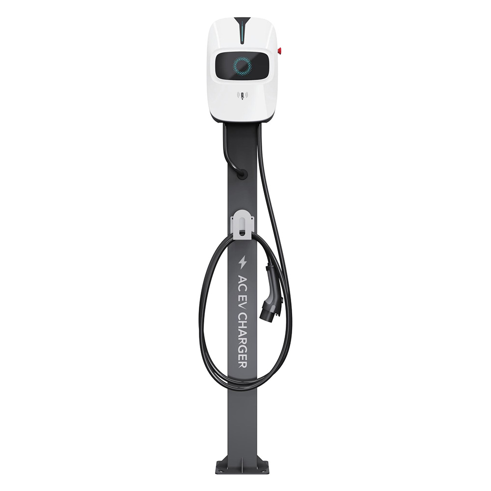 China Level 2 AC EV Charger Type 2 New Energy Electric Vehicle Floor-Mounted Charging Station 380V 32A AC EV Charging Pile 22KW AC Electric Car Charger Factory, Factories