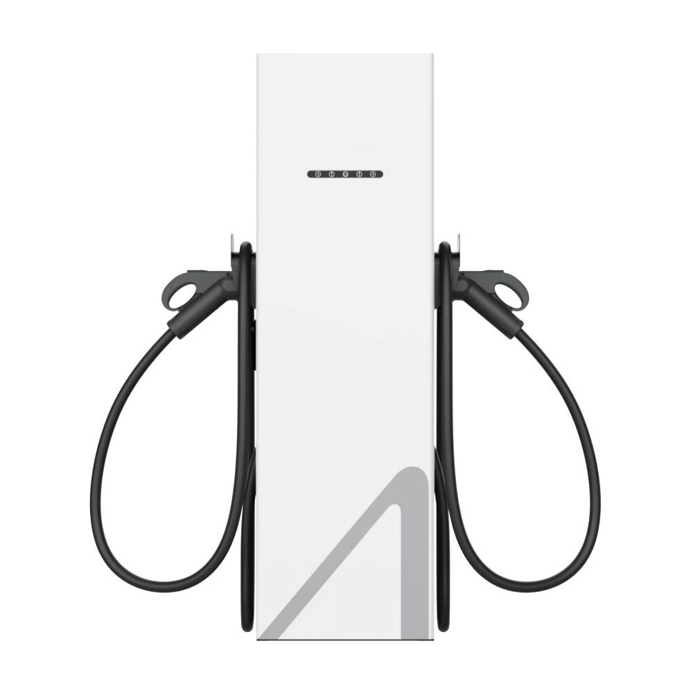 China Factory Wholesale Air Cooled Dual Gun Charging Station IP55 DC EV Charging Station CCS GBT Commercial Electric Vehicle Charging Pile Manufacturer, Factory