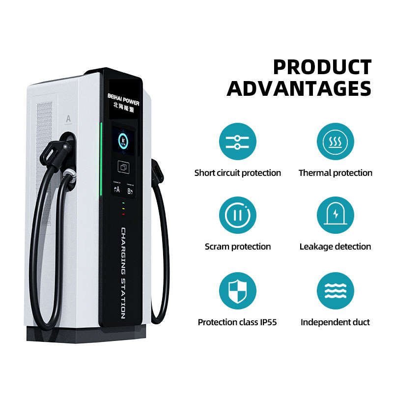 China 240kw CCS1/CCS2/Chademo/GBT DC Fast Evse Electric Vehicle Charging Station Level 3 Dual Gun EV Car Charger for Commercial  Manufacturers, Factories
