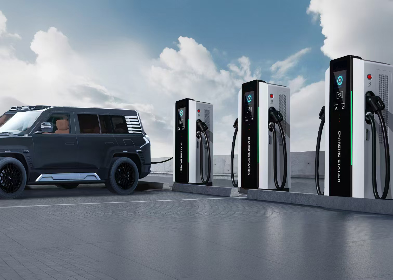 China Factory Direct Sale Floor-Mounted DC Fast Charging Stations 180KW New Energy Electric Vehicle Charger Commercial Electric Car Charging Piles with CCS 1/CCS 2 and GBT Charge Plug