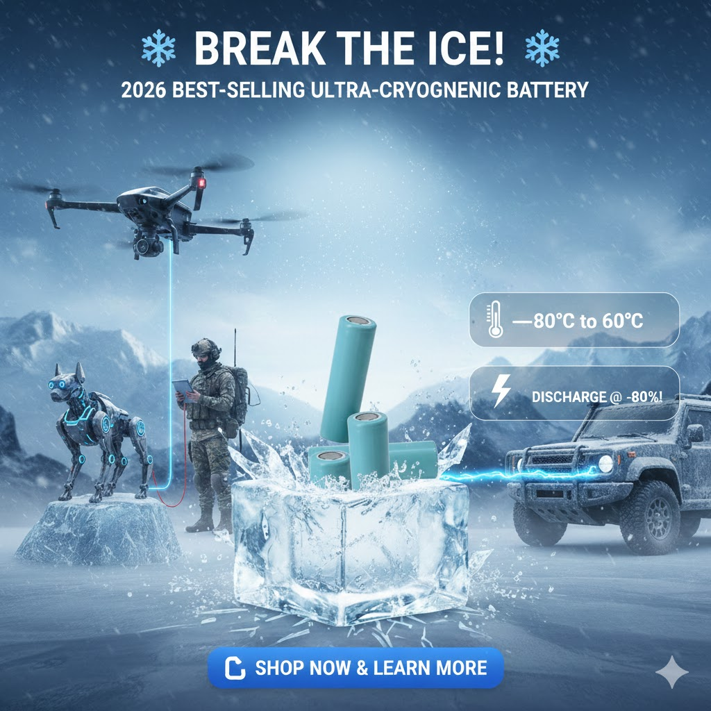 18500 Ultra-Low Cryogenic Battery