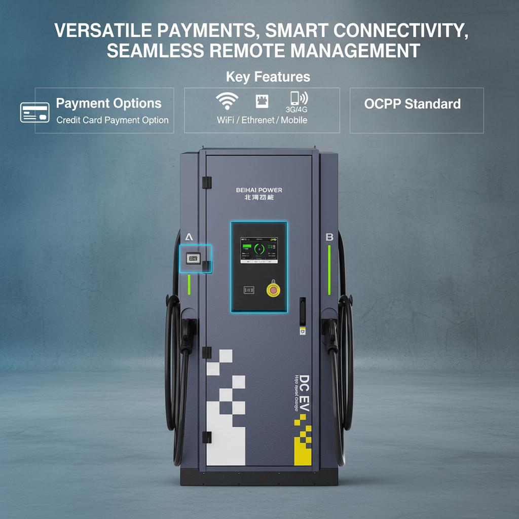 China Commercial Ethernet/4G Ocpp1.6j 160KW DC Fast Electric Car Charging Station CCS2 GB/T Level3 Electric Vehicle Charging Pile with Dual Plug Suppliers, Factory