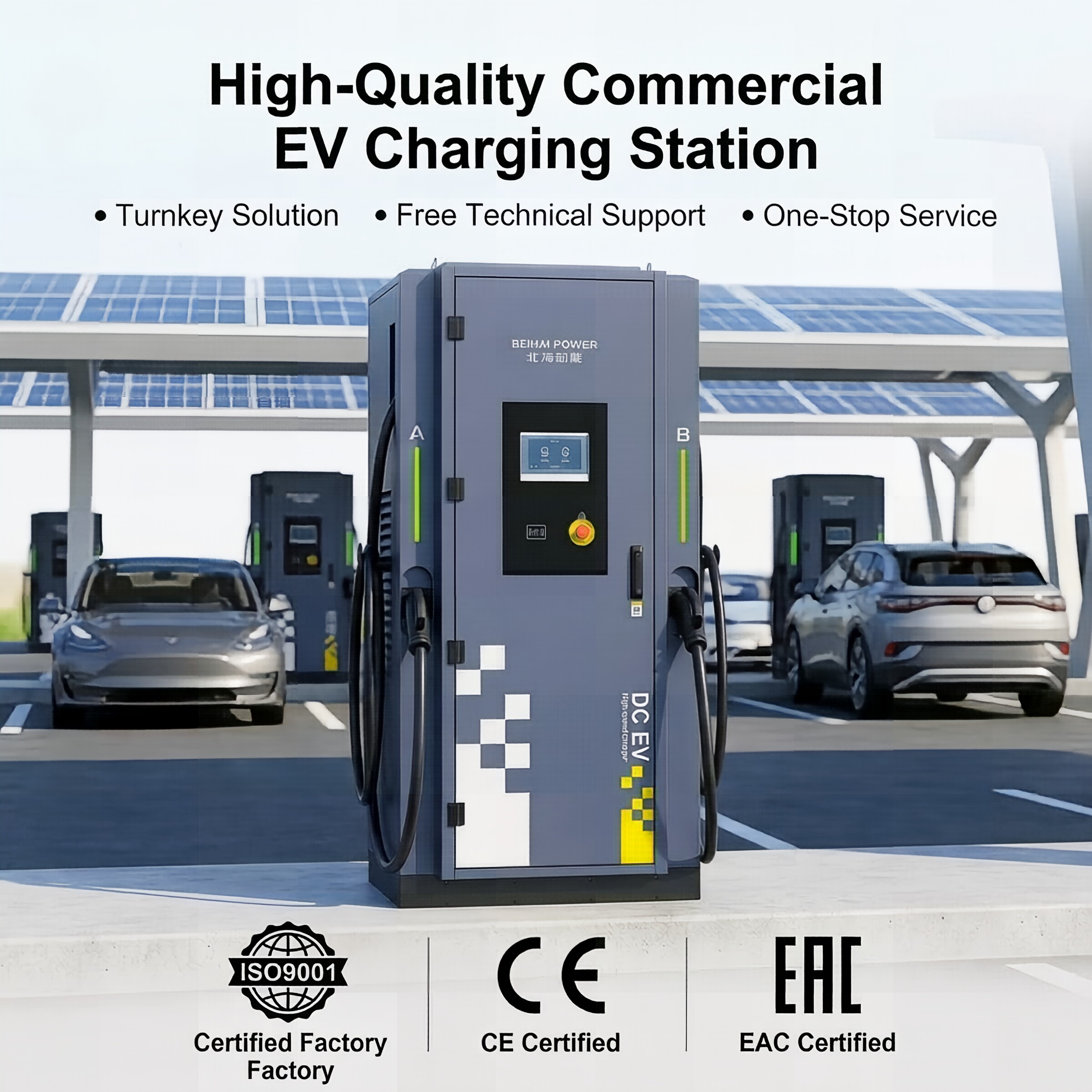 Wholesale EVSE Source Factory 120kW DC Fast Charging Station Dual Guns Electric Car Charger for Highway Service Station Factory, Factories