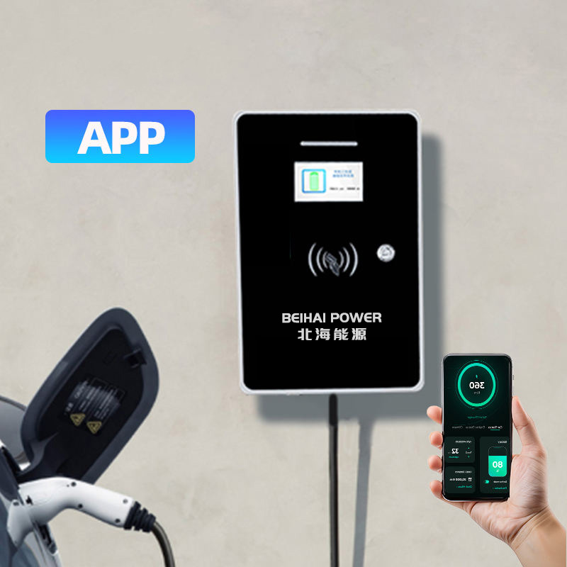 China Smart 22KW Wallbox EV Charger Type 2 Electric Vehicle Charging Pile Level 2 Wall-Mounted Charging Station 380V 32A AC Electric Car Charger Manufacturer, Factory