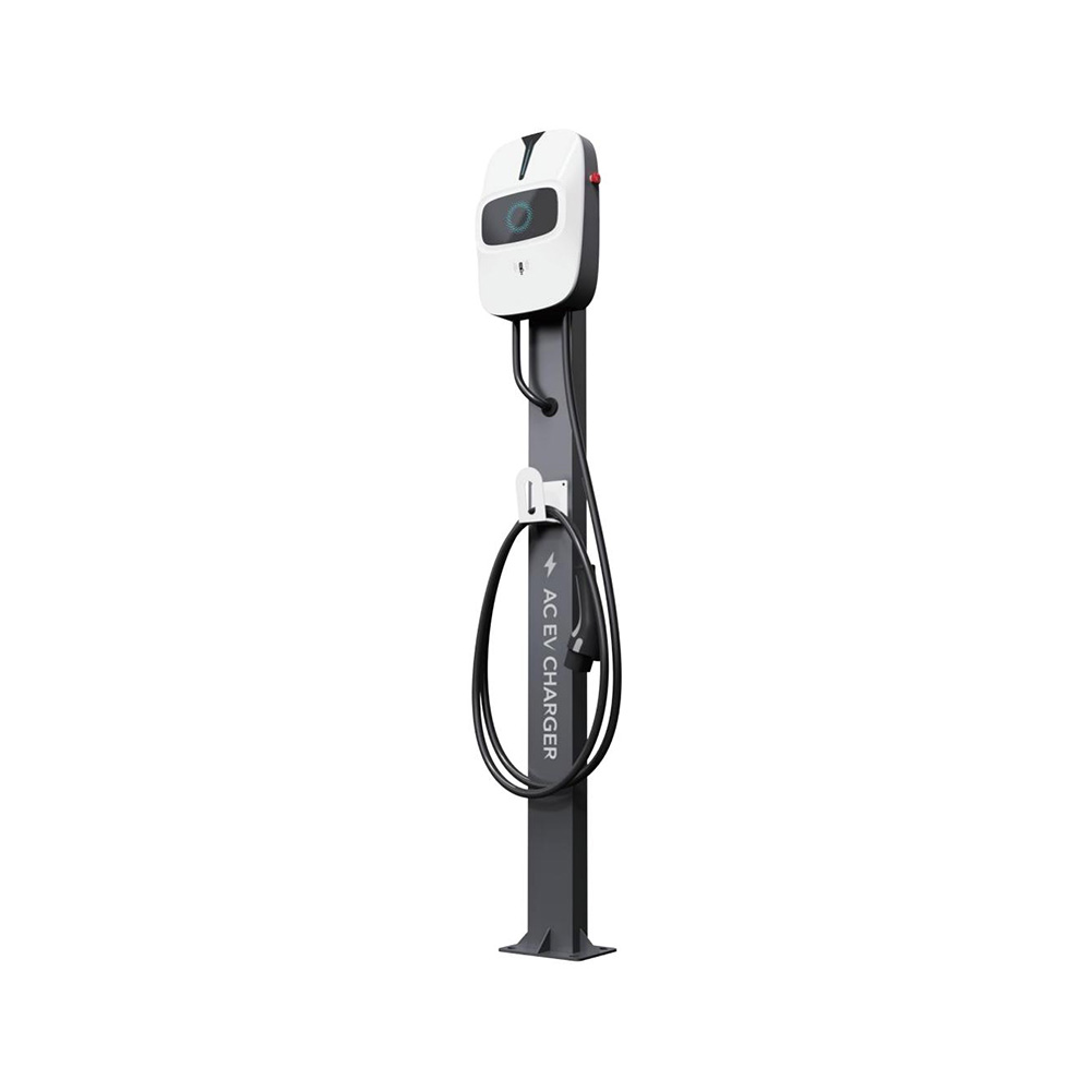 China New Energy Electric Vehicle Floor-Mounted Charging Station 380V 16A AC EV Charging Station 7KW 11kw 22KW AC Electric Car Charger Manufacturers, Supplier
