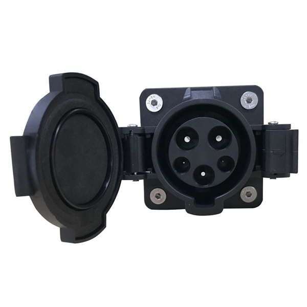 China 16A 32A SAE J1772 Inlets Socket 240V Type 1 AC EV Charging Socket for Electric Car Charger Suppliers, Factories