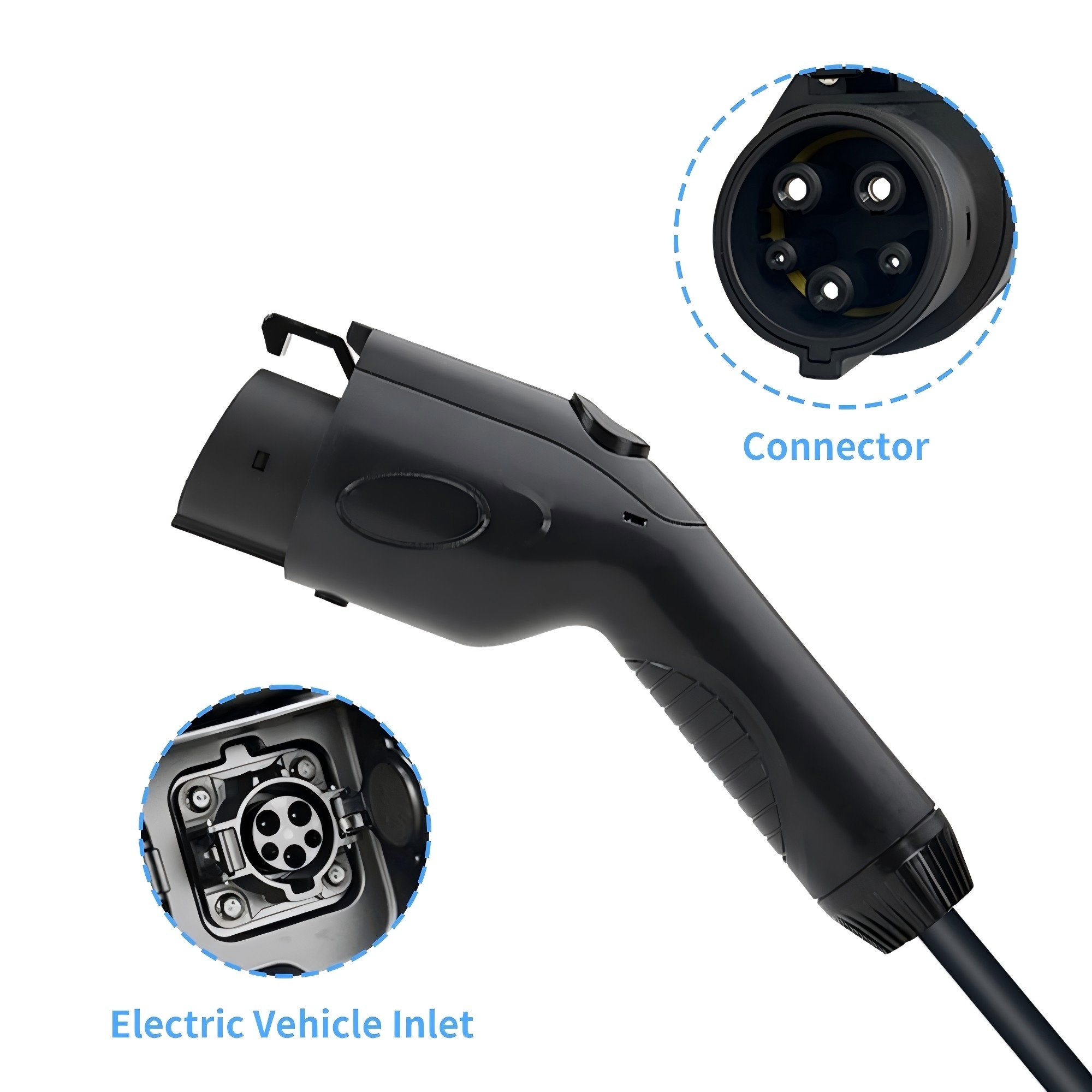 China OEM/ODM Type1 Level2 GBT 11KW 32A AC Electric Vehicles Charging Station Home Use Portable EV Charger Manufacturer, Supplier