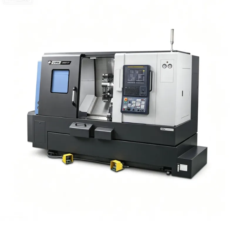 Flexible Custom Optional Modules Twin-Spindle Turning Center