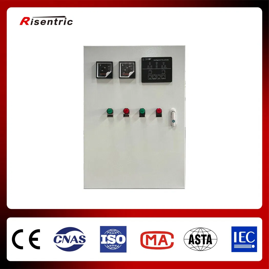 3 Fase 400V 125A Interruptor de Transferência Automática ATS Painel Elétrico Painel de Controle de Backup de Energia para Sistemas de Backup de Gerador