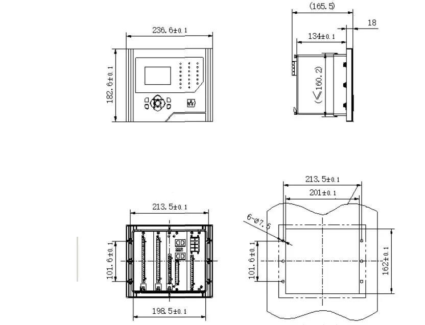 Jhl-2660 (G) Equipamento de Controle Inteligente Sistema de Controle Unidade de Controle para Uso em Disjuntores