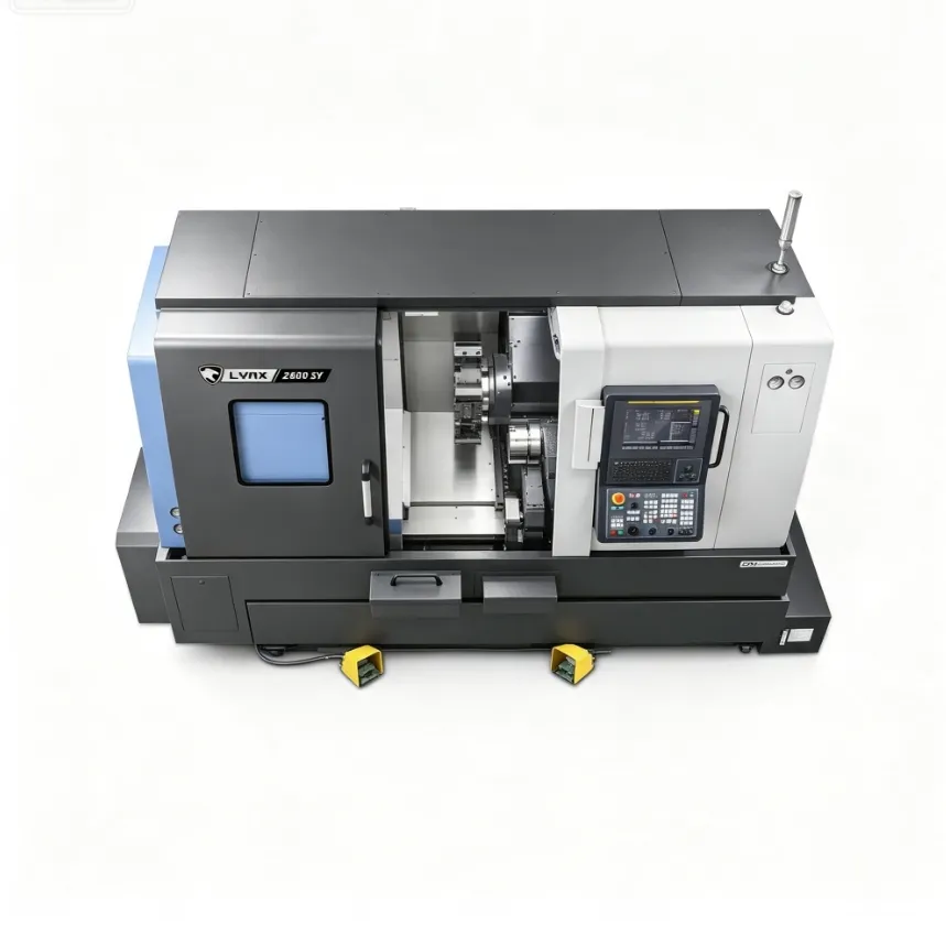Flexible Custom Optional Modules Twin-Spindle Turning Center