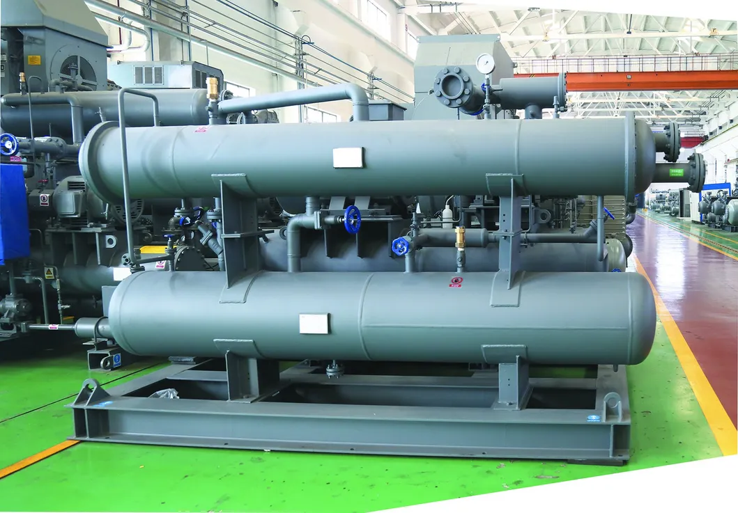 Unidades de condensação de compressor de parafuso para sala de armazenamento a frio congelado