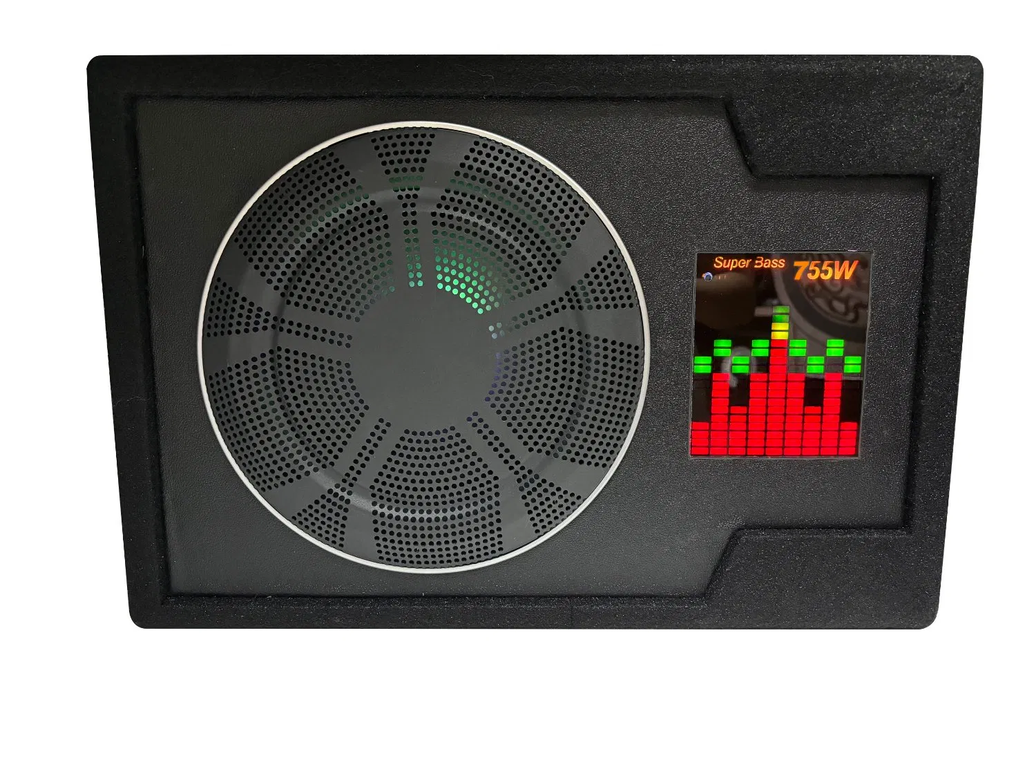 600watts 8 Subwoofer Ativo Super Bass de 10 Polegadas com LCD Multicolorido