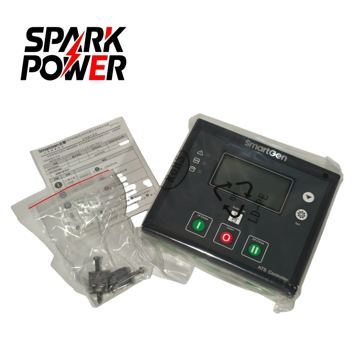 Painel de Controle de Monitoramento de Potência Dual Inteligente ATS para Sistema de Backup de Genset a Diesel Hat560nbc