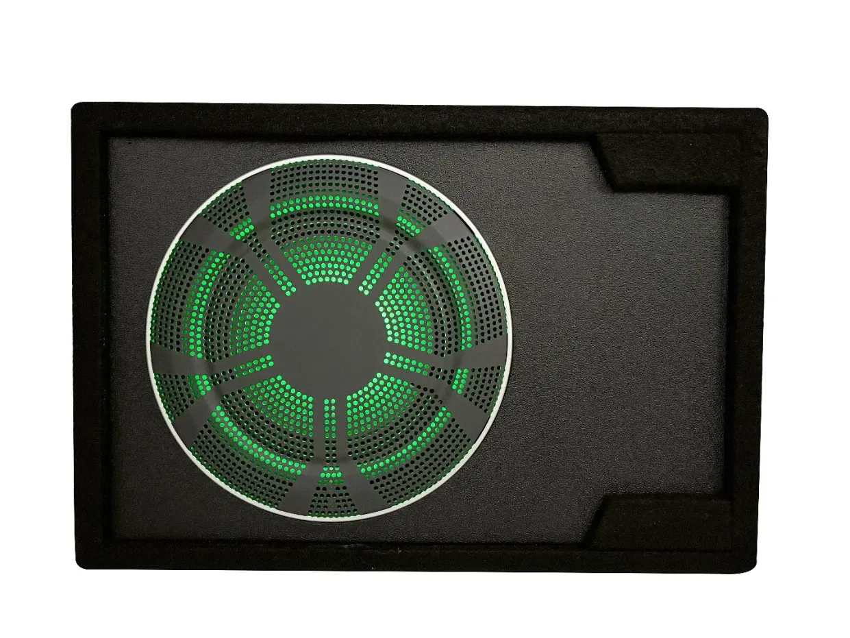 600watts 8 Subwoofer Ativo Super Bass de 10 Polegadas com LCD Multicolorido