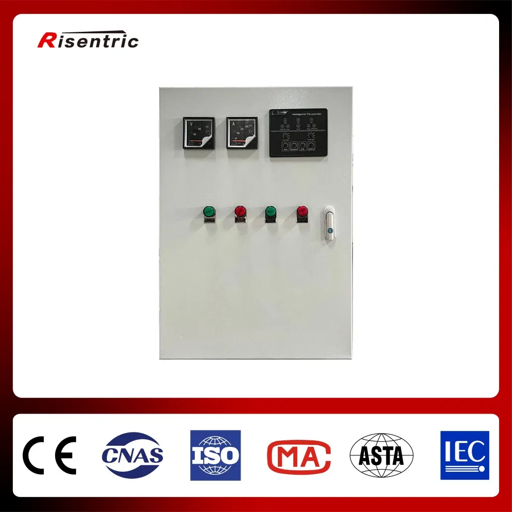400V 125A Painel de Transferência Automática ATS Painel de Controle Elétrico para Sistemas de Backup de Gerador