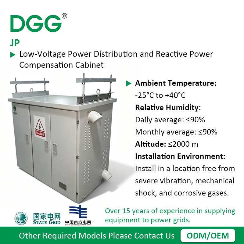 Banco de Capacitores Dgg LV Correção do Fator de Potência Painel de Controle Elétrico Utilitário Industrial Distribuição de Energia de Baixa Tensão e Compensação de Potência Reativa Ca