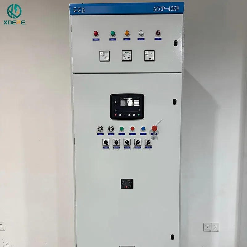 Gerador de Painel de Controle de Sincronização Personalizado para Armário de Operação de Backup de Energia