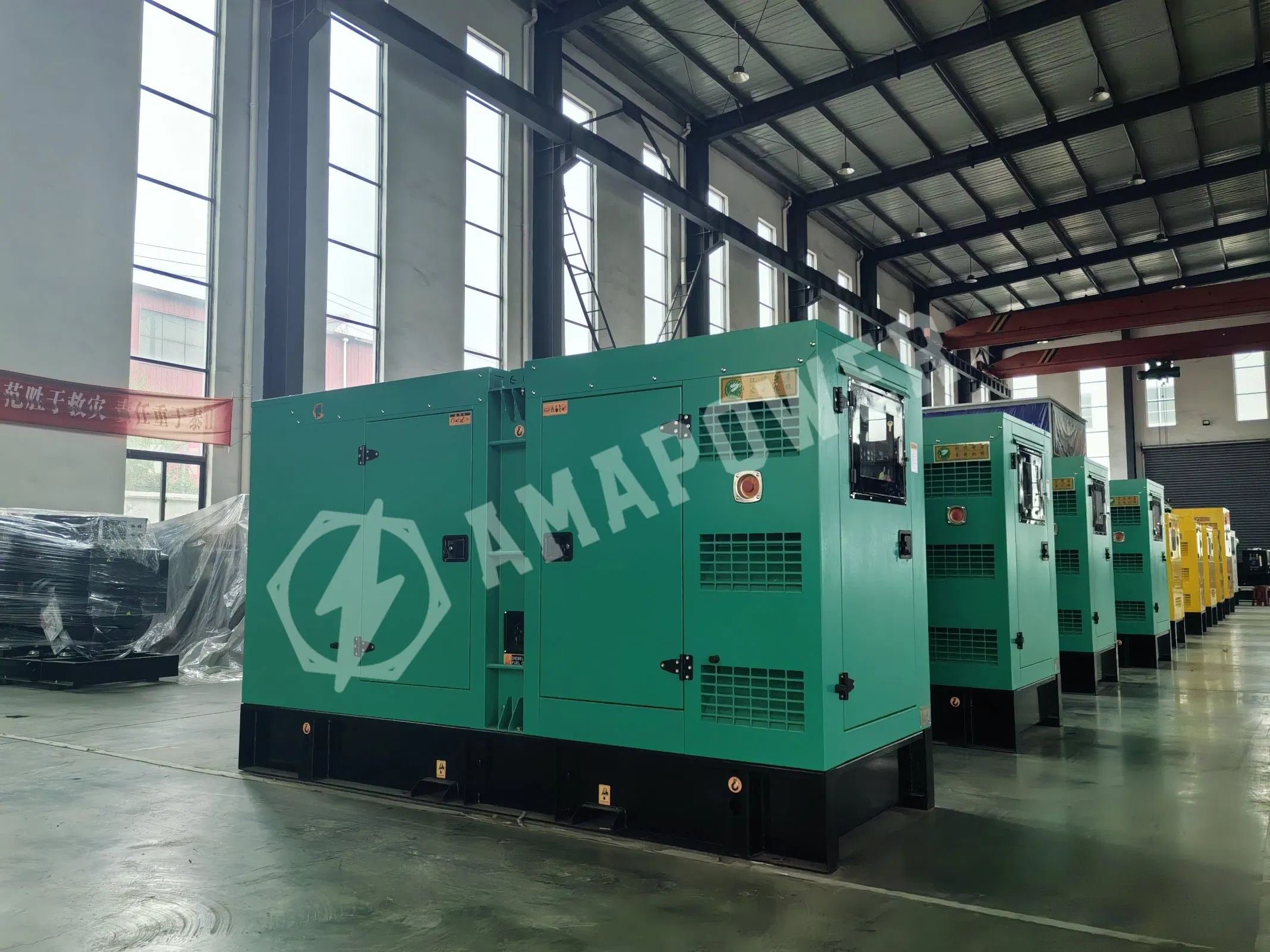 50kVA Gerador de Backup de Energia, Painel de Controle Comap, 110V-690V