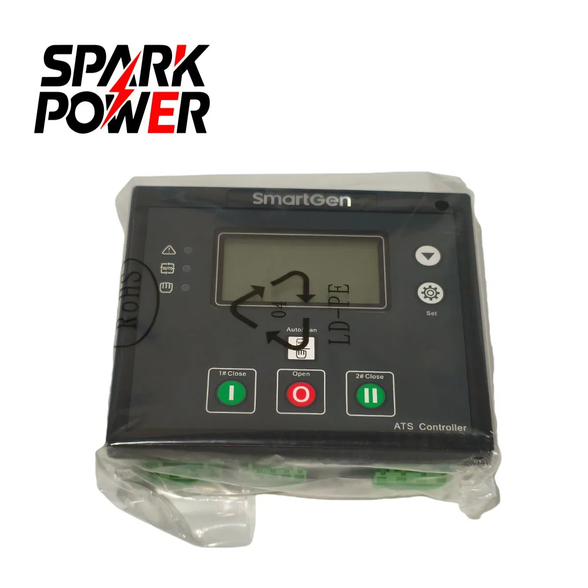 Painel de Controle de Monitoramento de Potência Dual Inteligente ATS para Sistema de Backup de Genset a Diesel Hat560nbc