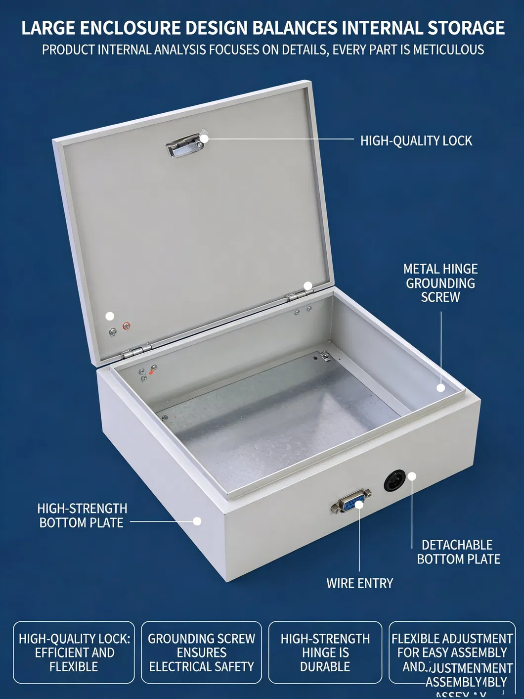 Enclosure de Distribuição Durável para Projetos