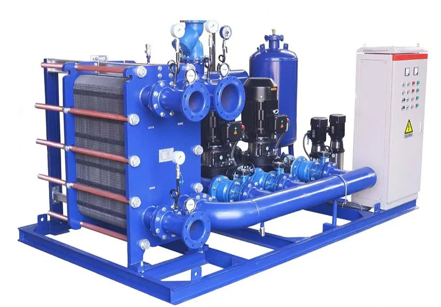 Sistema HVAC de Alta Transferência de Calor Unidade de Trocador de Calor de Placas Eficiente
