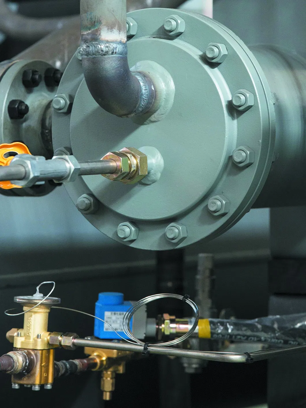 Unidades de condensação de compressor de parafuso para sala de armazenamento a frio congelado