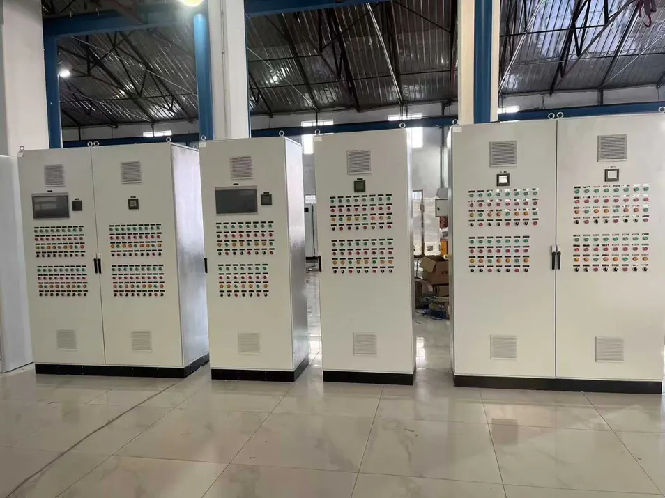 Detalhe do Painel Elétrico de PLC