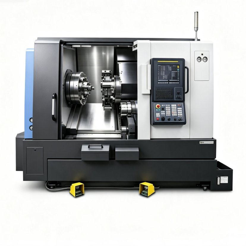 Flexible Custom Optional Modules Twin-Spindle Turning Center