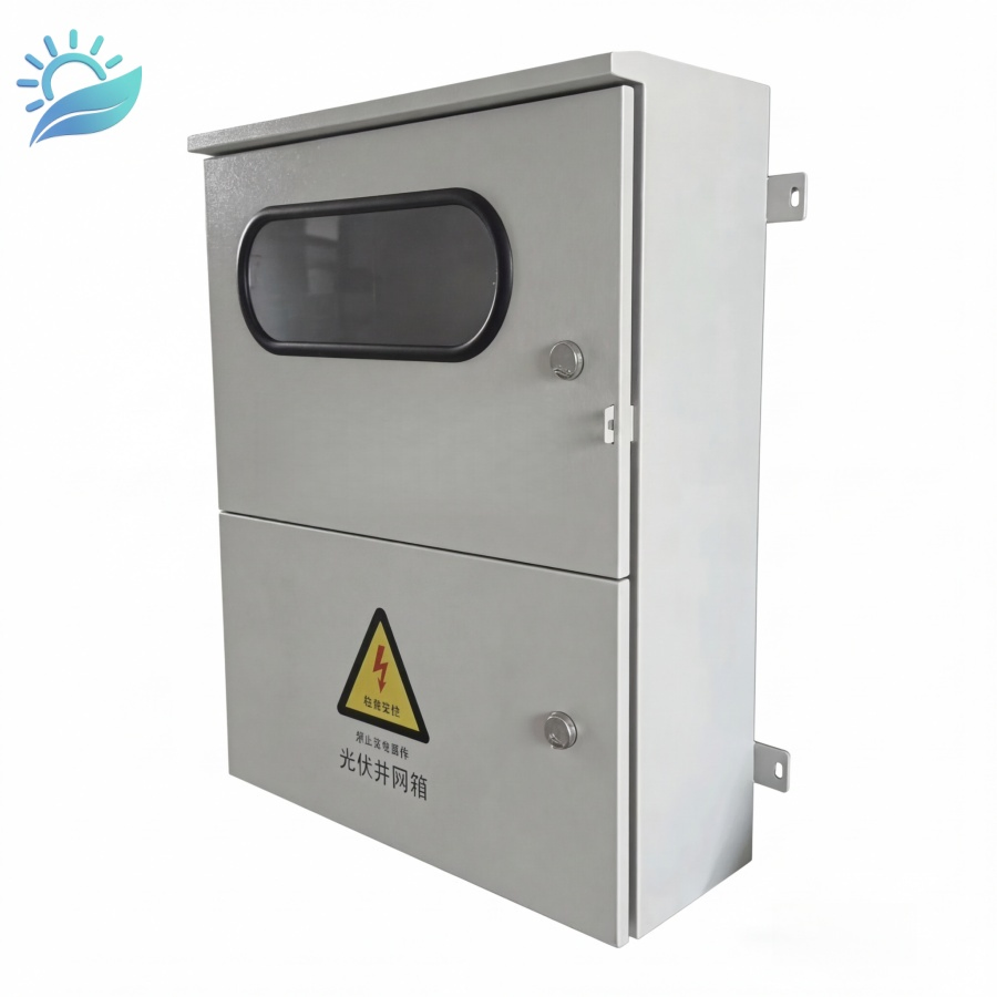 IP65 Caixa de Distribuição de Energia à Prova d'Água em Aço Inoxidável para Painéis Solares