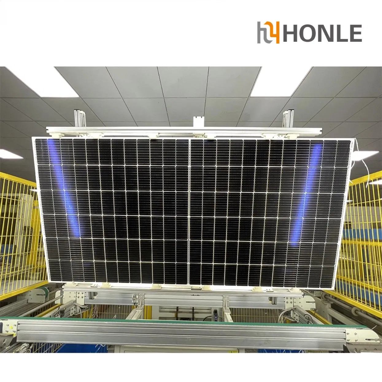 Fonte de Alimentação de Backup Módulo Solar Fotovoltaico 300W 400W 500W 600W Painel Solar de Meio Célula PERC