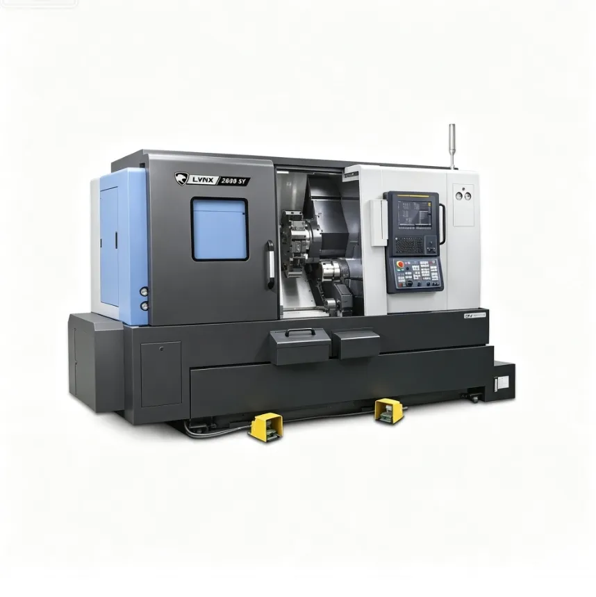Flexible Custom Optional Modules Twin-Spindle Turning Center