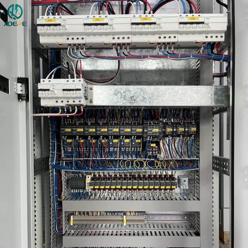 Painel de Distribuição de Montagem Completa, Interruptor de Potência PLC para Sistema de Equipamento Industrial